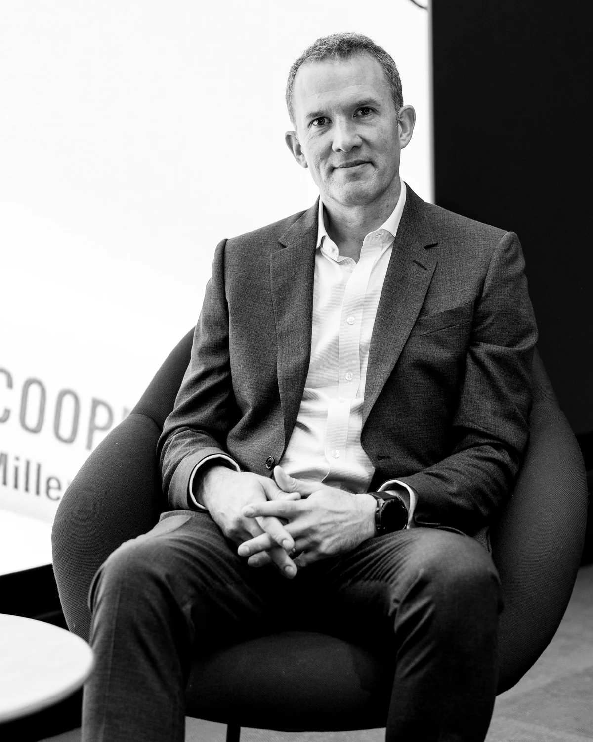 Editorial portrait of Ash Alexander-Cooper at the Mindful Soldier launch